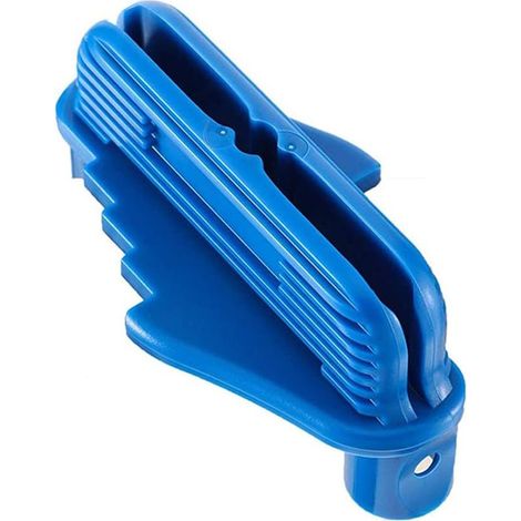 Multifunctional centering tool with magnet for woodworking, positioning ruler for grooving, easy to transport (blue) (1/5)
