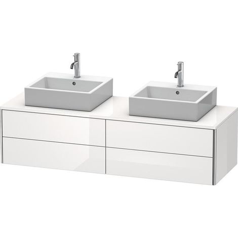 Duravit XSquare Konsolenwaschtischunterbau wandhängend, für zwei (1/5)