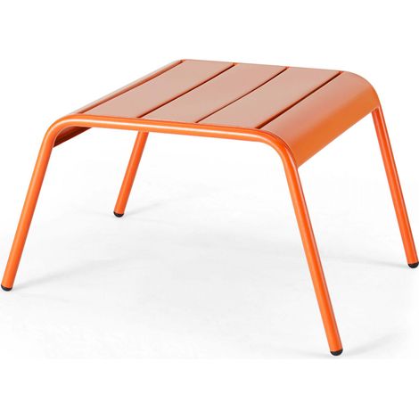Repose pied en métal orange - Palavas