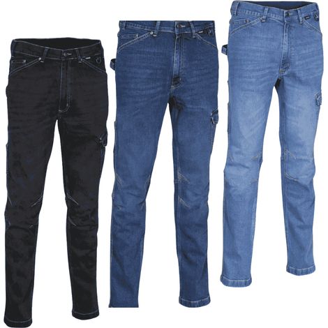 Jeans da lavoro multitasche Cofra Paradas Skinny -  - Negro