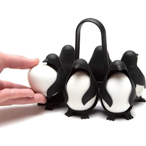Super offre à petit prix  1 cuiseur à œufs pingouin, organisateur de rangement pour œufs - Glad (1/4)