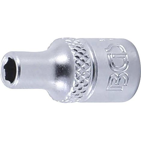 Douille pour Clé Six Pans 6,3 mm (1/4) - 4 mm - Acier Résistant - Précision et Durabilité, Zones Difficiles - D-Work