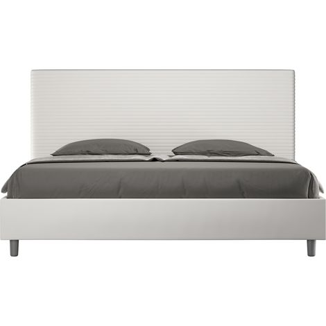 Letto Matrimoniale Extra Large 200x210 cm Senza Rete Focus Bianco (1/5)
