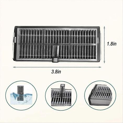Per aspirapolvere robot Dreame X40 Ultra / X40 Pro / S30 Pro Ultra: spazzola laterale principale, filtro HEPA, panno per lavare (1/5)