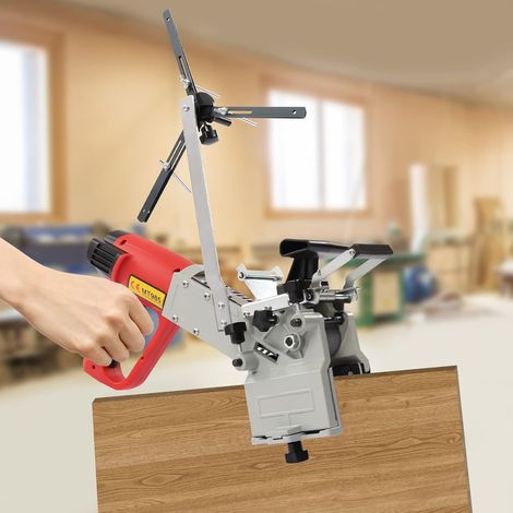 2000W Mobile Kantenanleimmaschine Tragbare Kantenanleimer Maschine für die Holzbearbeitung, Gebogene, Gerade Manuelle Kantenanleimmaschine, Maximale Kantenbreite 60 mm (1/5)