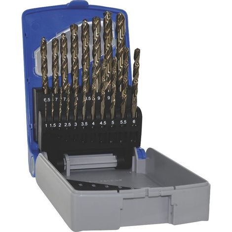 Coffret de 19 Foret HSS cobalt Tivoly
