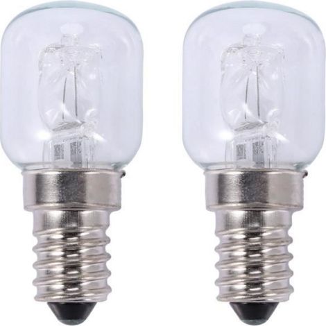 Ampoule Four E14 - 25 W - 220 V - Verre + Métal - Température Maximale 500 °C - Pour Four Électrique - 2 Pièces (1/4)
