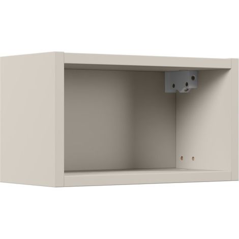 Mobile da arredamento BRAZZA – Scaffale a muro aperto – Colore marrone congo – 35 cm – Da appendere