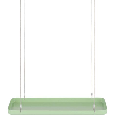 Esschert Design Pflanzentablett rechteckig Schilfgrün 38 cm - Metall