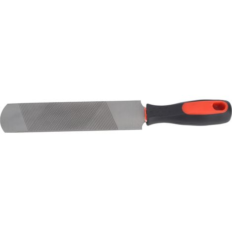 Lime à sabot 8 pouces, acier carbone, râpe ergonomique, outil de parage pour cheval avec manche flexible (1/5)