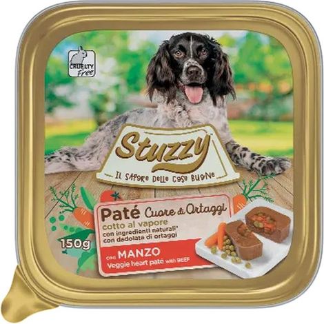 Stuzzy Dog Paté con Manzo - Vaschetta 150 Gr -