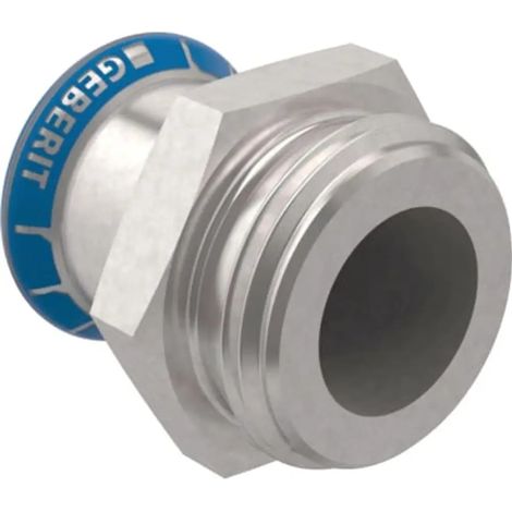 Geberit Mapress acciaio inossidabile transizione con filetto esterno G, DN 40, 31736