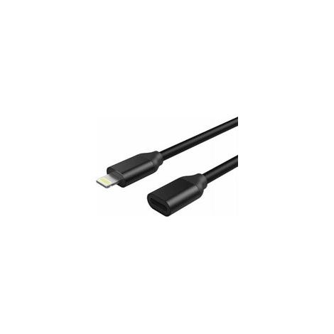 Rallonge de câble Lightning de 1 mètre pour iPhone et iPad, certifiée Apple MFi. Connecteur femelle à mâle pour le transfert audio, vidéo, musique, données et la charge (1/5)