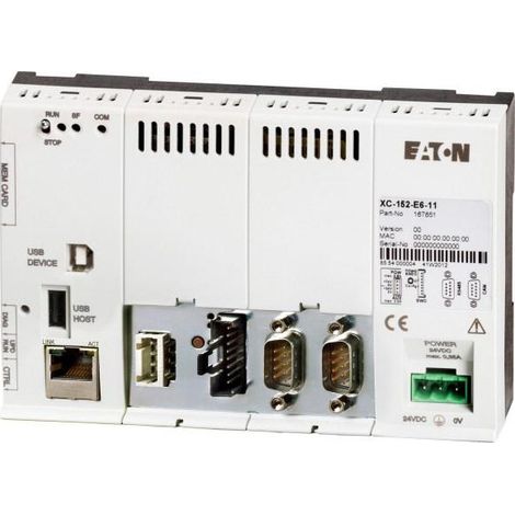 Automate compact 24V DC ethernet RS232 RS485 CAN 000167855 EATON XC 152 D6 11