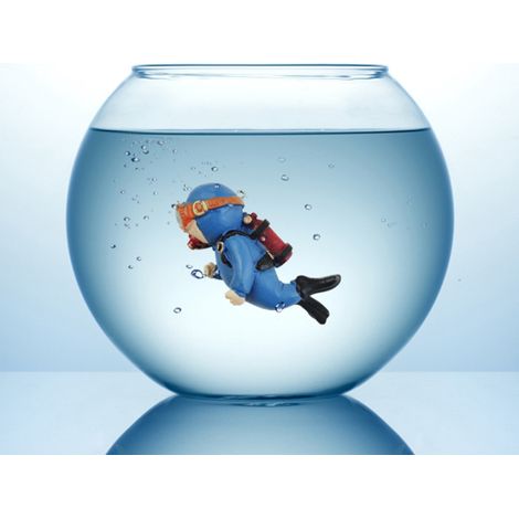 Figurine miniature de plongeur pour aquarium, décoration pour aquarium paysager, accessoires (1/5)