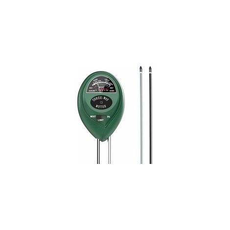 - 3-in-1 Bodentester, pH-Wert-Messer, Feuchtigkeitsmesser, Lichtintensitätsmesser für den Boden, 3-in-1 Bodentester für Garten und Landwirtschaft (Batterie nicht erforderlich) (1/5)