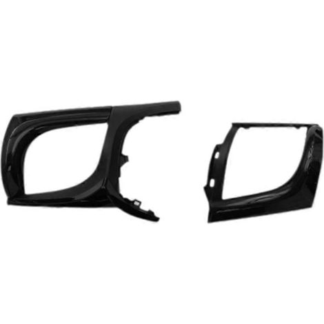 1 paire de façades de grilles d'aération de tableau de bord pour Toyota Hilux Revo 15-24 55660-KK060 55660-0K080 Cadre de sortie d'air de climatisation automobile (1/5)