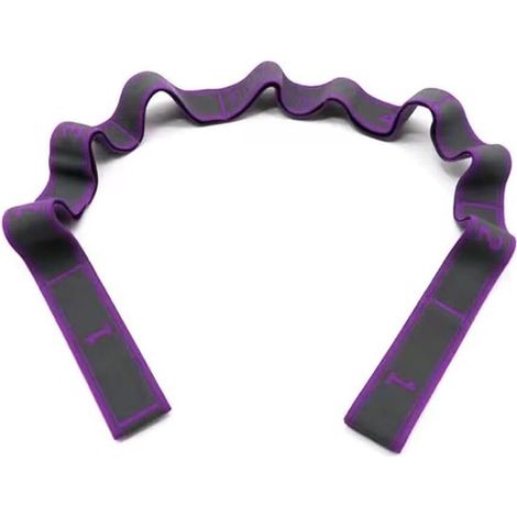 Bandas de resistencia para fitness, bandas de resistencia segmentadas, adecuadas para yoga, pilates, baile, estiramientos, entrenamiento de rehabilitación, etc. (1/2)