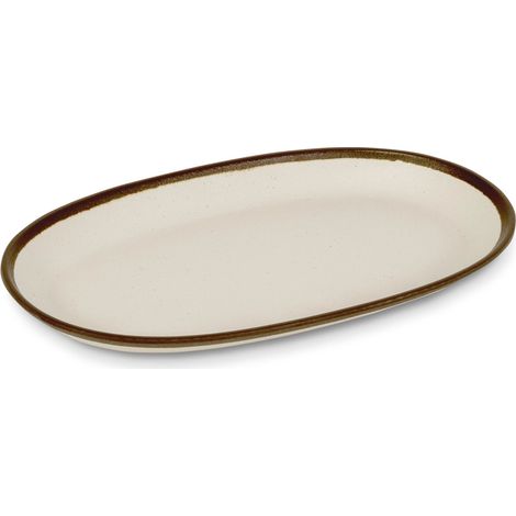 Plat Ovale en Mélaminé Collection Halo 25,5 x 14,5 cm - Pujadas