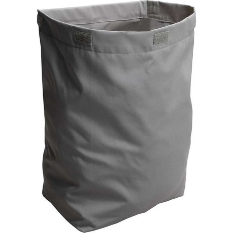 Sapho Accessori - Cesto portabiancheria in tessuto 31x57x23 cm, grigio UPE600