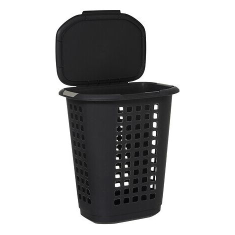 Cesto de plástico hugger 63l gris - 5five (1/3)