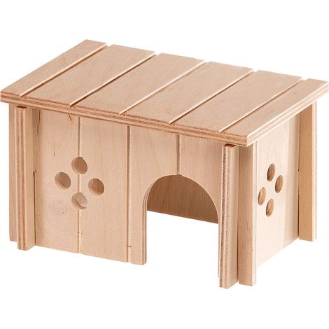 Ferplast SIN 4642 Maison pour hamsters Ferplast SIN 4642 en bois FSC éco-durable. Variante SIN 4642 - Misure: 14.5 x 9.5 x h 8.5 cm -