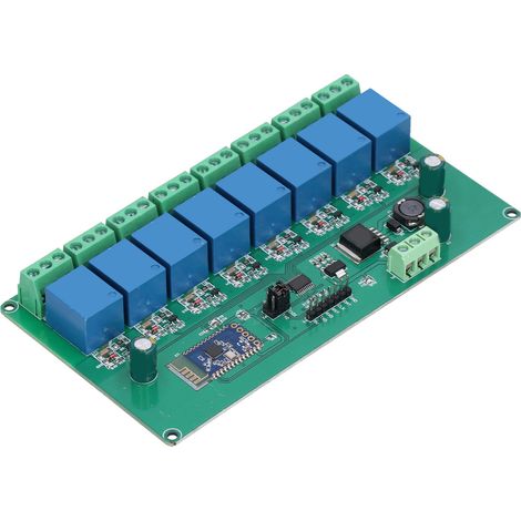 Module relais 8 canaux, carte Bluetooth sans fil, commande à distance par interrupteur, alimentation CC 7-28 V/CC 5 V (1/5)