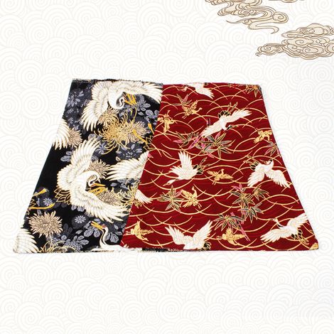 Car gear shift cover, gear lever decorative cloth cover, Japanese style automatic and manual gear lever dust cover - red (1/4)