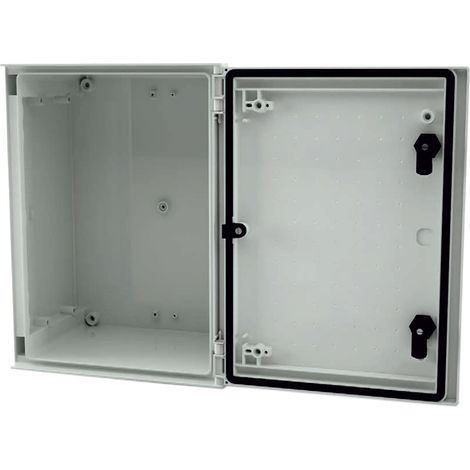 Coffret mural RS PRO en Fibre de verre renforcé en polyester Gris clair RAL 7035, IP66 ( Prix pour 1 )