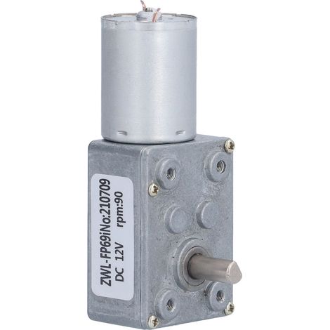 Schneckengetriebemotor, robust, langlebig, verschleißfest, hohe Belastbarkeit, niedrige Drehzahl, Getriebeuntersetzung ZWL-FP-90 U/min (1/5)