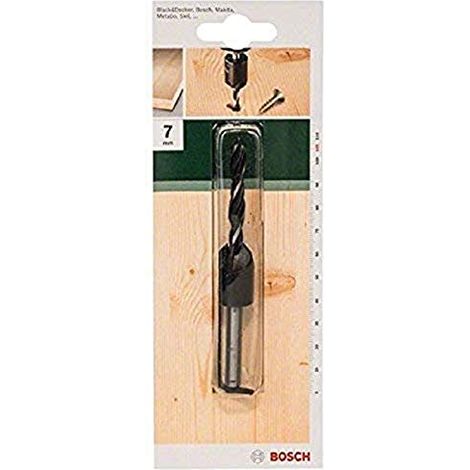 Bosch 2609255220 - Punta per Trapano per Legno con Svasatura a 90°, Diametro 7 mm (1/4)