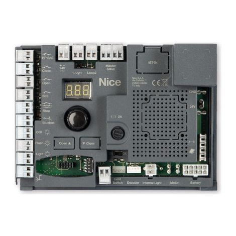 SPBCU1 Scheda Centrale Quadro Comando BCU1 NICE SPBCU1 Per Barriera L-BAR M5BAR M3BAR M7BAR Ricambio (1/2)