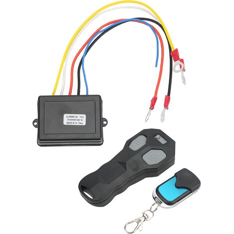 Kabellose Fernbedienung für 9–30-V-Seilwinde (23 m), wasserdichter 434-MHz-Empfänger, Handschalter für Auto, Quad und LKW (1/5)