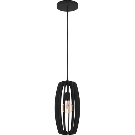 Lampe suspendue noire Bajazzara Ø 26 cm - 900504 (1/3)
