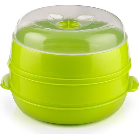 Vaporera Doble para Microondas Fresh Innovagoods (1/5)