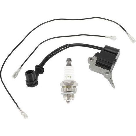 Bobine D Allumage - Bougie D Allumage - Pour Tronçonneuse 25cc - Compatible Zenoah G2500 Timberpro Lawnflite - Lot De 2 Pièces (1/5)