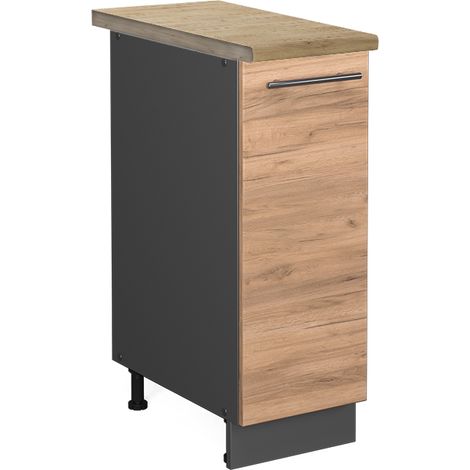 Armadio cucina dispensa alto Fame-Line, Rovere dorato, 30 cm , PL Rovere, Vicco (1/5)