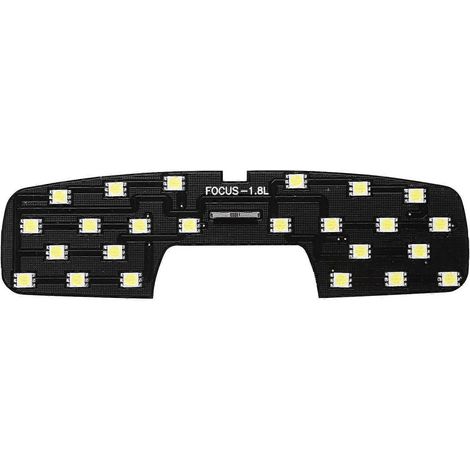 Plafonnier intérieur de voiture à LED SMD 12 V 5 W, blanc, 8 000 lm, compatible avec Ford Focus