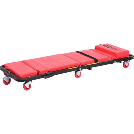 KS Tools 500.8000 Carrellino per Officina 2 in 1 Trasformabile in Sgabello, H145 X P460 X L1200 mm (1/5)