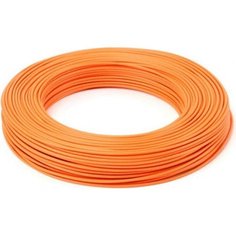 Cavo Elettrico FS17, Unipolare Isolante, Impianti Elettrici, Case, Imprese Edili, 450/750 V, 1 x 1 mm, Arancio