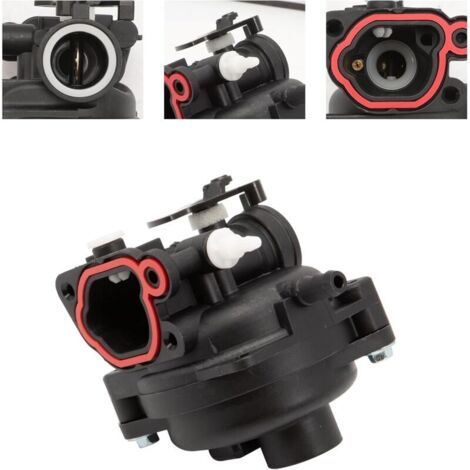 NALOOKAMIC Kit Carburateur pour Briggs & Stratton 593261 595656 591979 591160, pour Moteur de Tondeuse à Gazon 300E 450E 500E 550EX 500 125cc 140cc, 08P502 8P502 02 00000 9P602 9P602 (1/4)