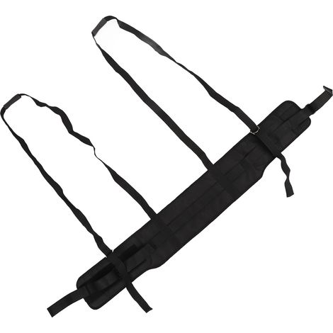 Ceinture de traction lombaire à barre unique, sangle, ceinture de suspension et de fixation, ceinture d'étirement en tissu Oxford pour hernie discale à usage domestique, traction pelvienne (1/5)