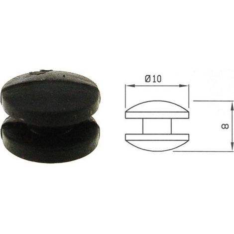 WHIRLPOOL IGNISGOMMINO ANTIGRAFFIO PER GRIGLIA CUCINA GAS 4 PZ COD P008 . (1/2)