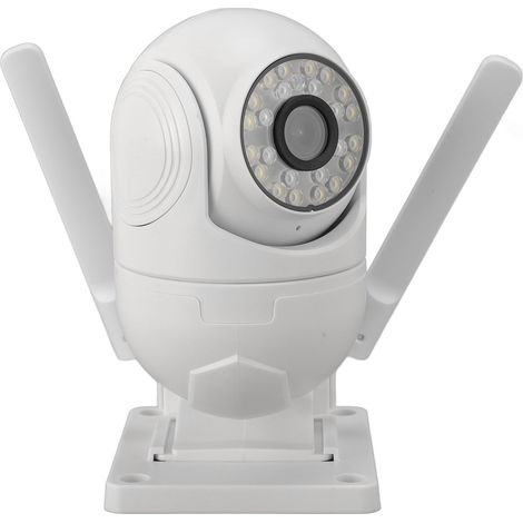 Caméra de sécurité intelligente 2 MP 1080p avec suivi IA, rotation horizontale à 350° et verticale à 90°, vision nocturne jusqu'à 10 m, télécommande, sans fil, pour la maison et les magasins, prise UE (1/5)