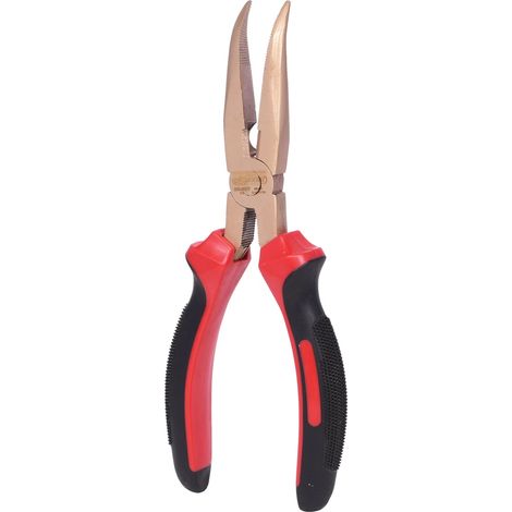 KS Tools BERYLLIUMplus Telefonzange gewinkelt 180 mm