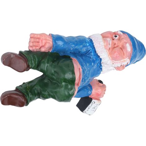 Gnomes ivres rigolos, nains de jardin miniature, déco extérieure pour fées et jardin, accessoires humoristiques (1/5)