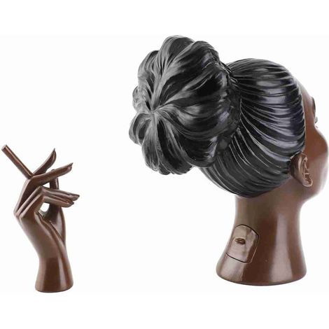 Porta incienso de resina, escultura de una mujer negra – decoración del hogar (1/4)