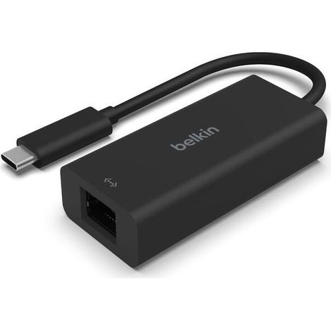 Belkin INC012BTBK base para portátil y replicador de puertos RJ-45 Negro (1/4)