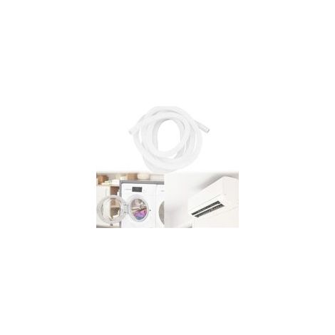 Kit De Vidange Climatiseur Universel 2m, Tuyau Évacuation Condensat Avec Rondelle, Pour Climatisation Et Machine À Laver (1/4)