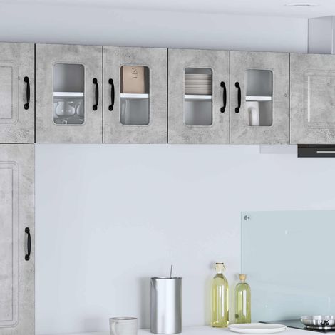 Küchenschrank Kalmar 2 pcs Beton Grau 60 x 31 x 40 cm